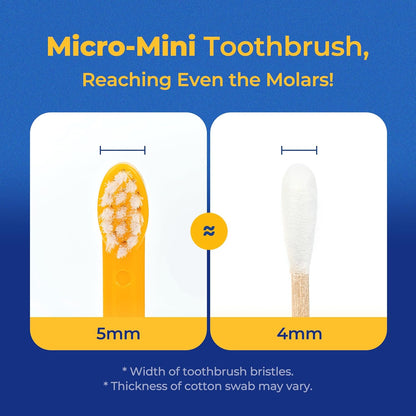 PETHROOM] Pet Toothbrush - Cats, Kitten, Small Dog Dental Care, Removing Teeth Tartar | Soft