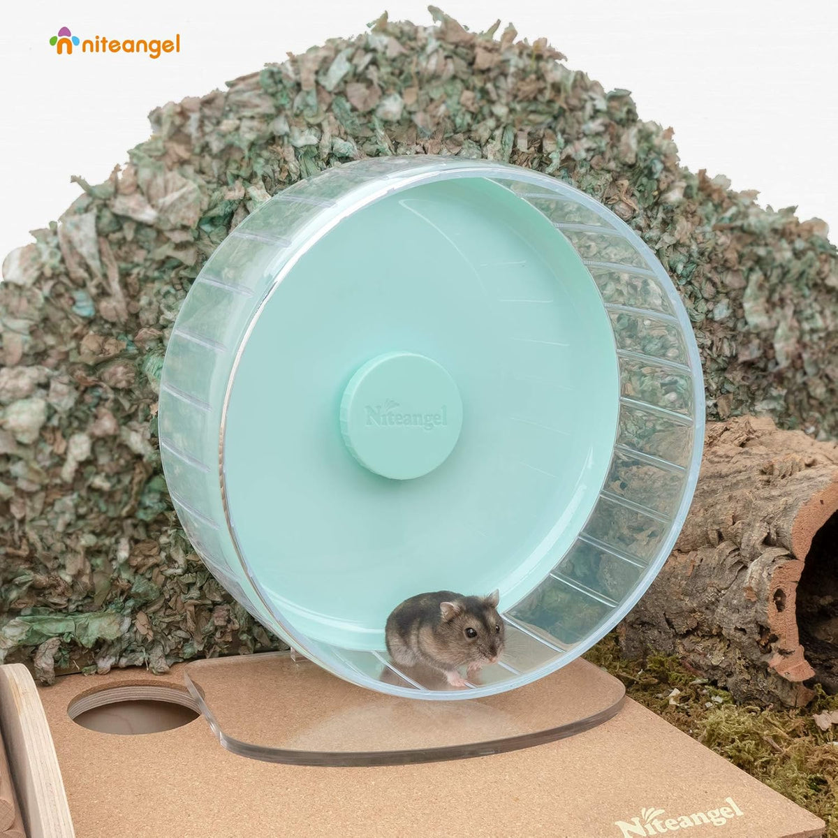 Niteangel Super-Silent Hamster Exercise Wheels: - Quiet Spinner Hamster Running Wheels with