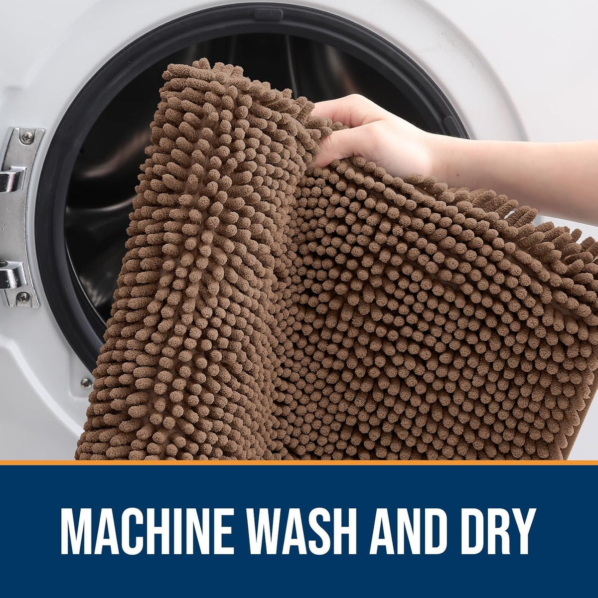 OLANLY Dog Door Mat for Muddy Paws 36x24, Absorbs Moisture and Dirt, Absorbent Non-Slip Washable