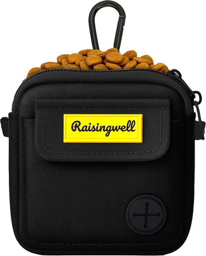 Dog Treat Pouch for Pet Walking and Training with Clicker, Poop Bags, and Three Bags Design Small