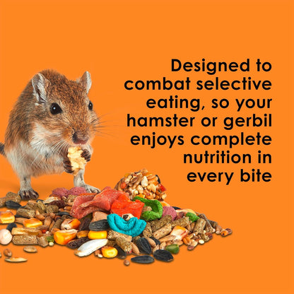 Kaytee Fiesta Hamster & Gerbil Food, Nutritious and Fun Blend, Supports Dental Health and