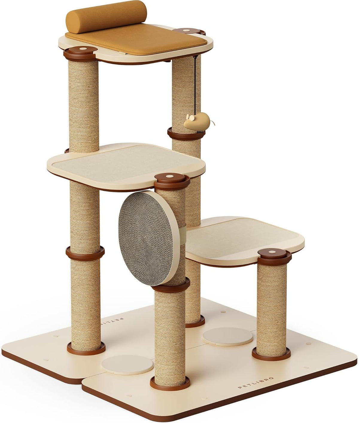 PETLIBRO Infinity Cat Tree Tower for Indoor Cats, Modular Design with Cat Bed, Toy, Felt Pads