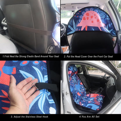 Car Seat Cover Protector Front Seats,for Gym Workout,Running,Swimming,Beach and Hiking,Waterproof
