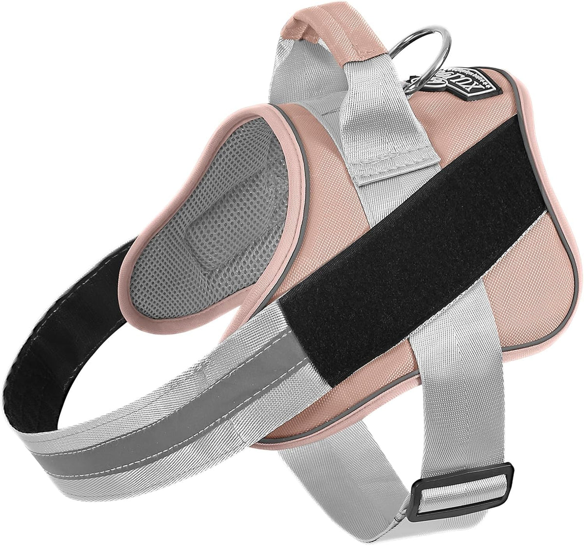 Bolux Dog Harness, No-Pull Reflective Dog Vest, Breathable Adjustable Pet Harness with Handle for