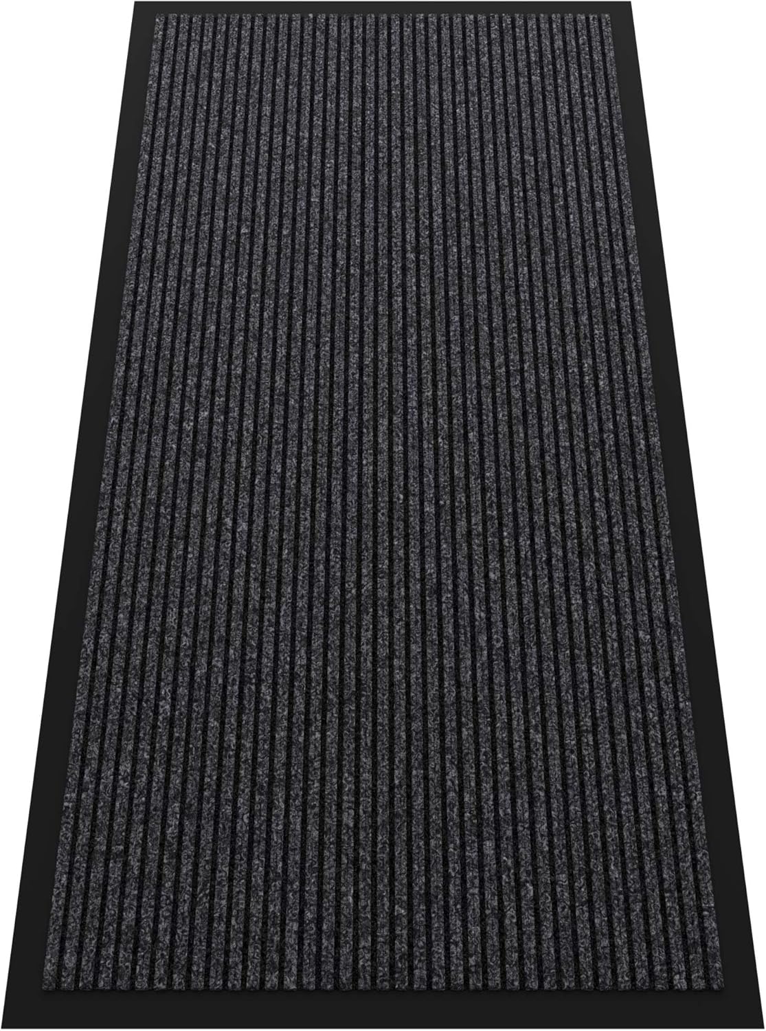 Indoor Outdoor Door Mat, 4’ x 2' Doormat for Entryway, Rubber Backing Non Slip Front Door Mat