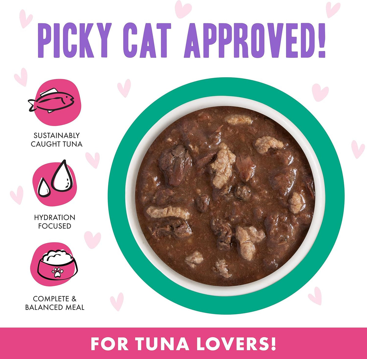 Weruva B.F.F. OMG - Best Feline Friend Oh My Gravy!, Tuna & Turkey Tell Me with Tuna & Turkey