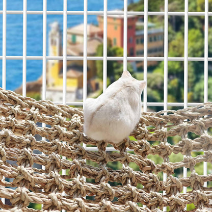Rat Climbing Toys, 39 x 7 inch Small Animals Seagrass Mat Toy, Cat Climbing Toys, Natural Seagrass