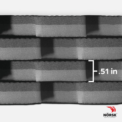 Norsk Multi-Purpose Reversible Floor Mats - EVA Interlocking Foam Tiles (Gray/Black 28 Tiles - 112