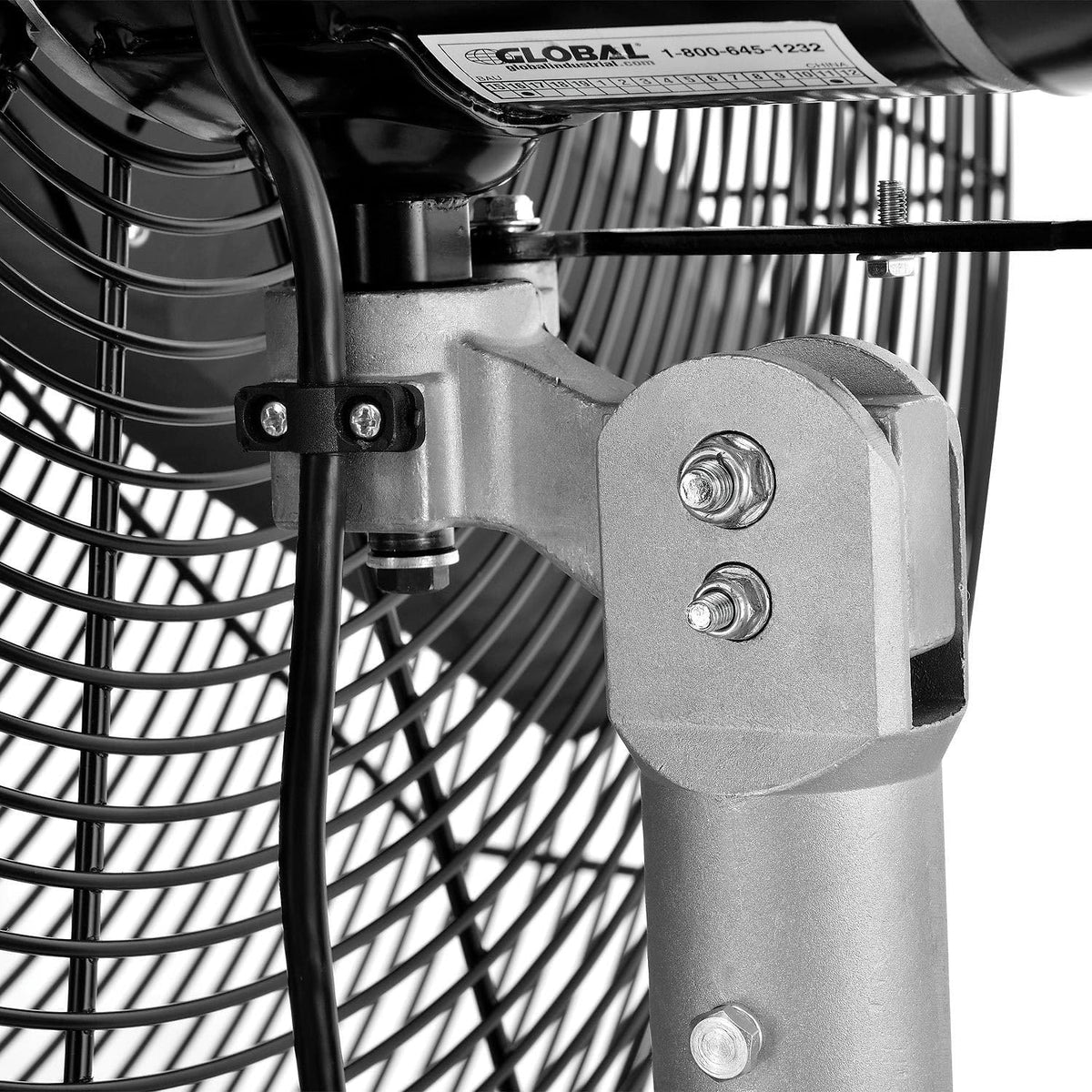 Continental Dynamics CD Premium 30" Oscillating Wall Mount Fan, TEFC Motor, 11,500 CFM, 1/2 HP
