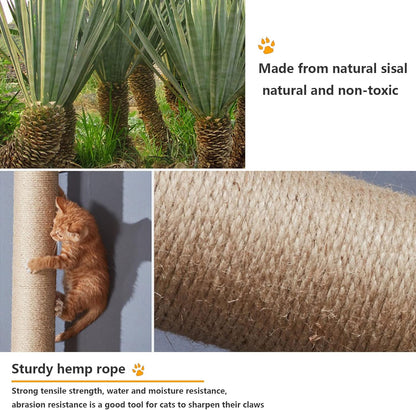 Cat Wall Shelves and Furniture Set with Condos, Perches, Bridge Ladders, Sisal Scratching Posts