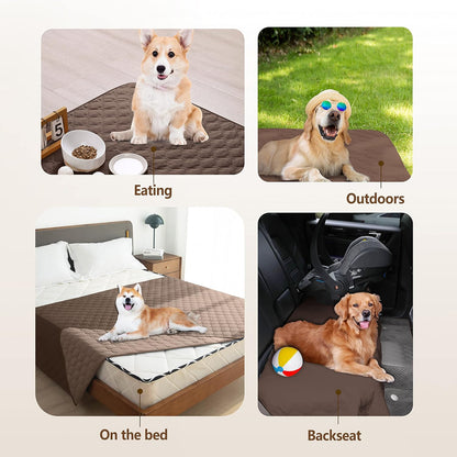 gogobunny 100% Double-Sided Waterproof Dog Bed Cover Pet Blanket Sofa Couch Furniture Protector for