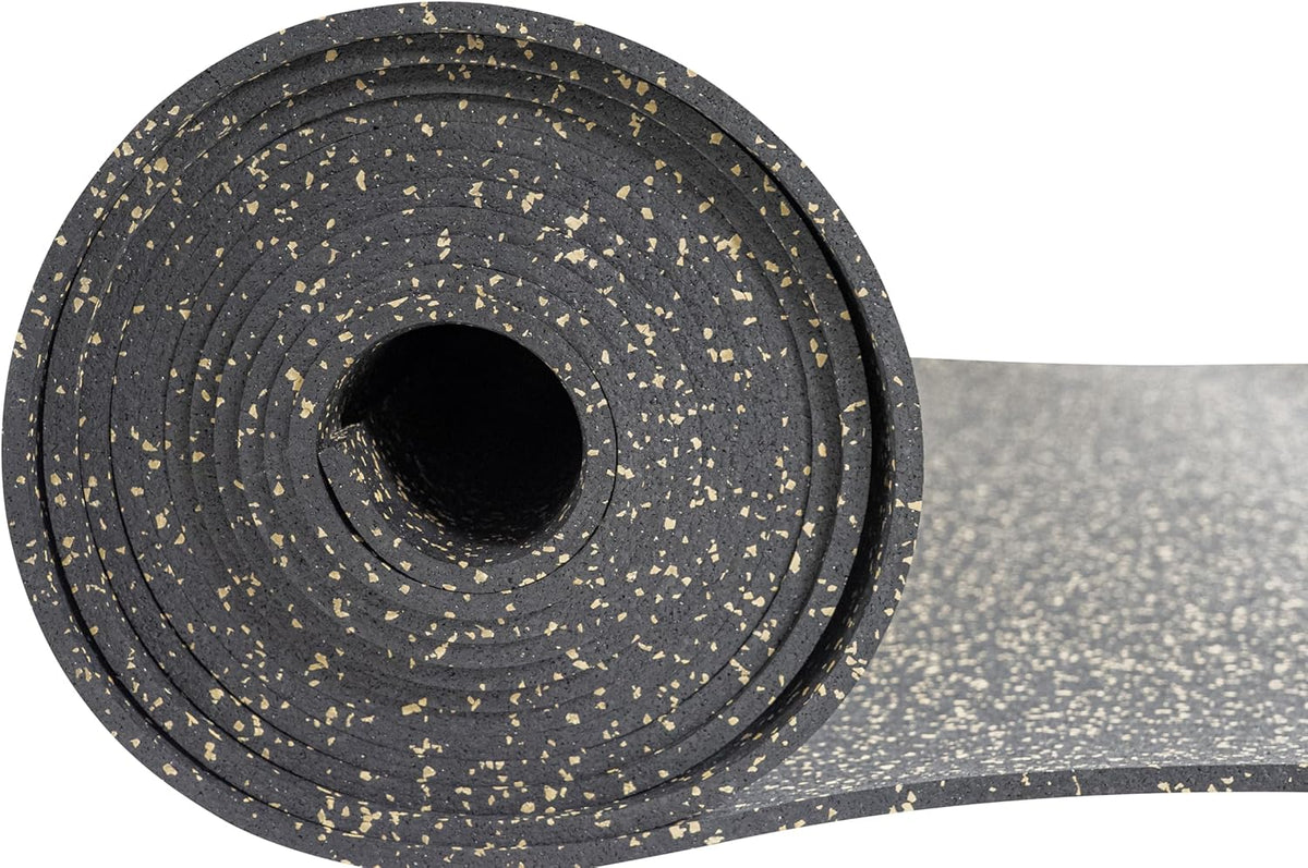 Playsafer Genaflex Rubber Gym Floor Mat - Heavy Duty Commercial Protective Gym Flooring Roll, 8mm
