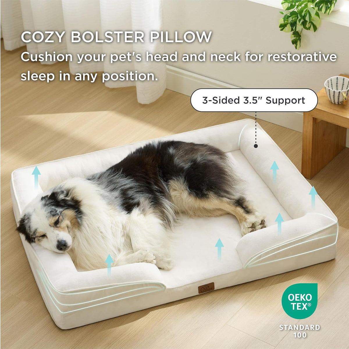 Bedsure XL Orthopedic Dog Bed for Extra Large Dogs - Washable XLarge Dog Cat Bed Waterproof