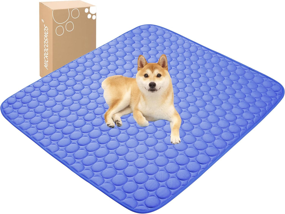 MICROCOSMOS Summer Cooling Mat & Sleeping Pad- Water Absorption Top, Materials Safe, Easy Carry, EZ