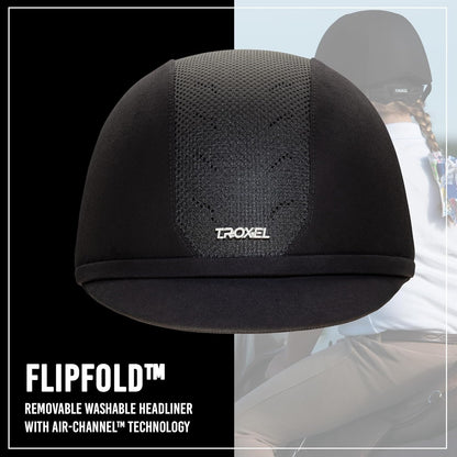 Troxel ES Sleek Horse Riding Helmet, Low-Profile, Self-Adjustable Design, Safety Horseback Riding
