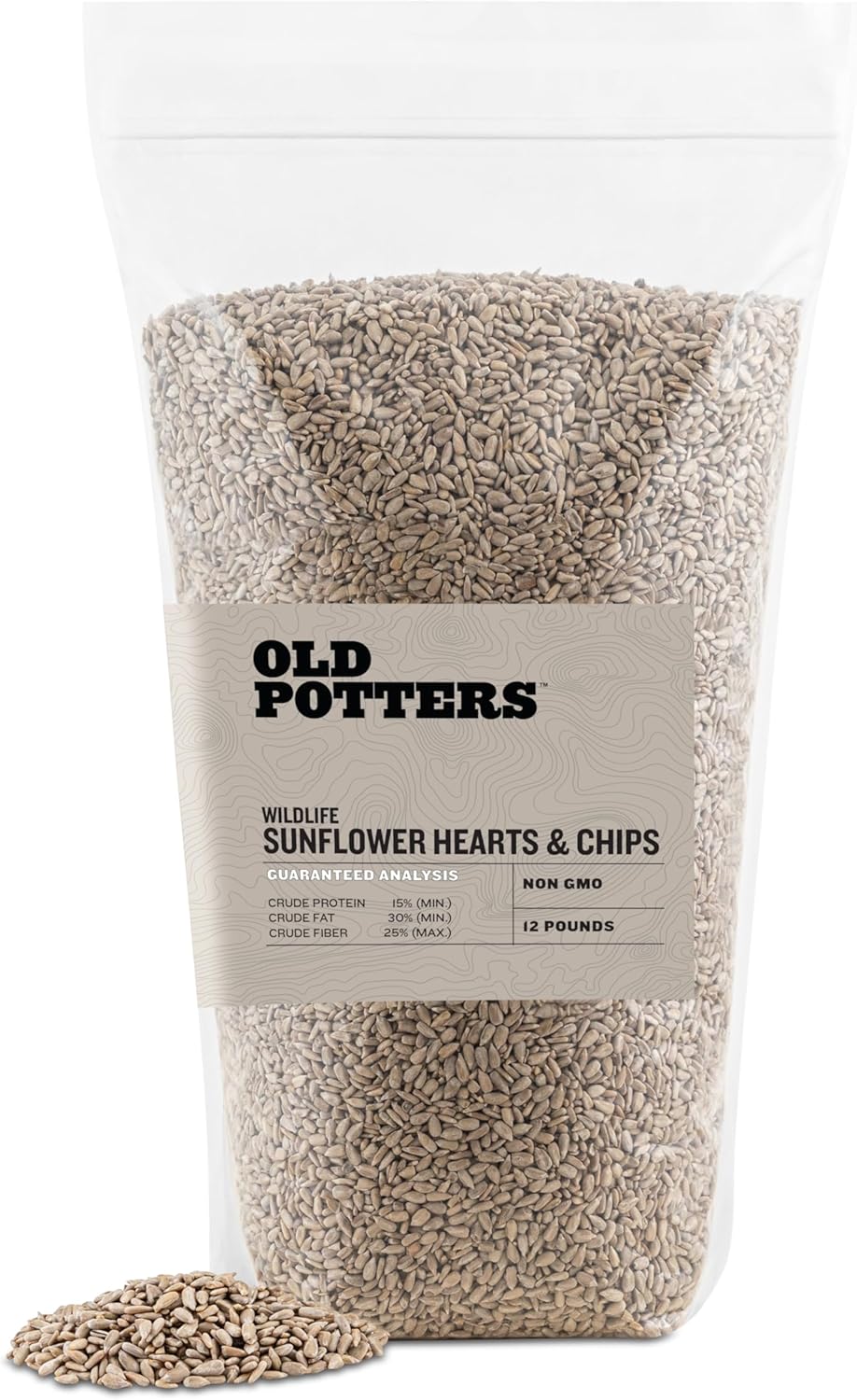 Wildlife Sunflower Hearts & Chips for Bird Feeding and Wildlife Bird attracting, Non-GMO and USA