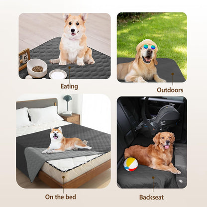 gogobunny 100% Double Sided Waterproof Dog Blanket Soft Pet Bed Cover Reversible Protect Furniture