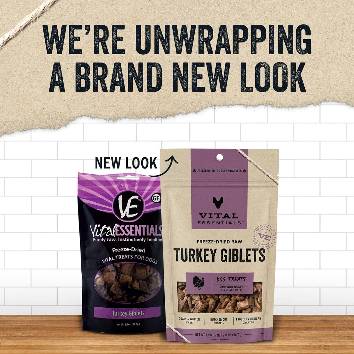 Vital Essentials Turkey Giblets Dog Treats, 2 oz | Freeze-Dried Raw | Single Ingredient | Premium