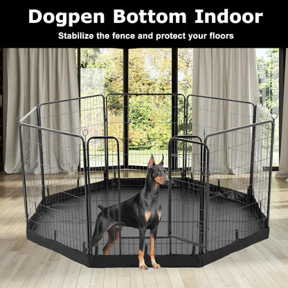 PJYuCien Dog Playpen Bottom Pad, Fits 32 Inch Width 8 Panels Regular Octagon Metal Exercise Pet