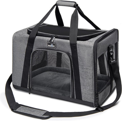Pet Carrier for Medium Large Cats and Dogs, Dog Carrier Travel Bag with Adequate Ventilation, 5
