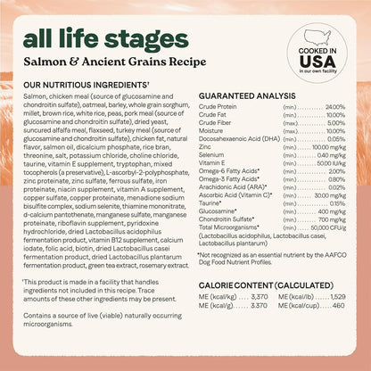 Canidae All Life Stages Real Salmon & Ancient Grains Recipe – High Protein Premium Dry Dog Food for