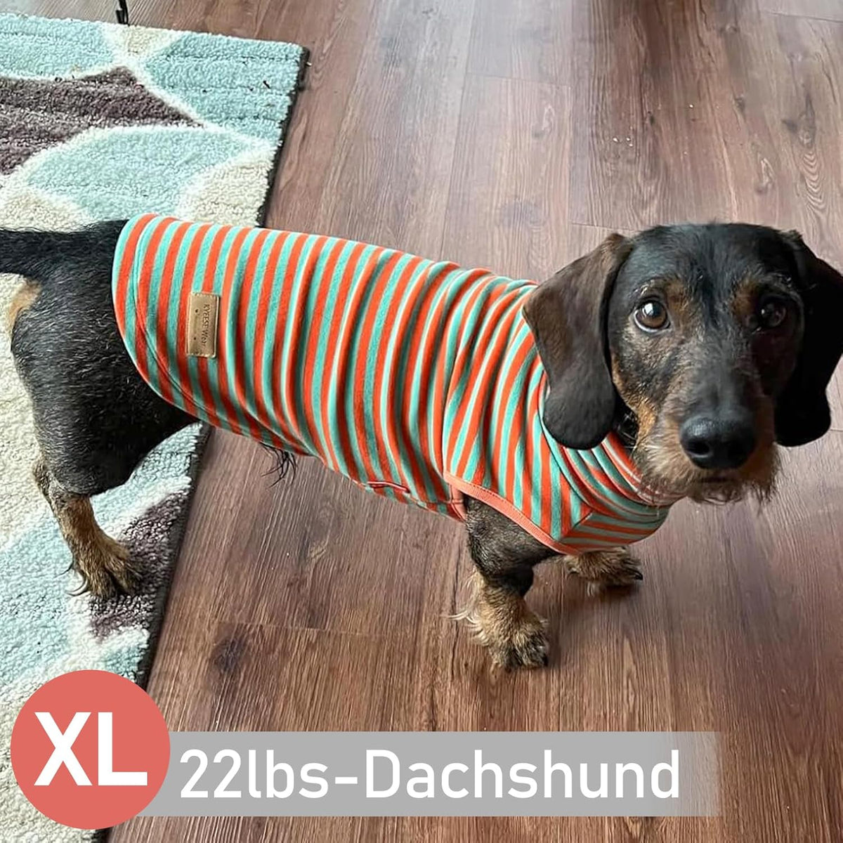 KYEESE 2Pack Dog Sweater Turtleneck Dogs Clothes Stretchy Dachshund Clothes Soft Pet Sweatshirt