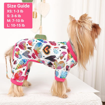 Dog Pajamas Small Sized Dogs Stretchable Summer Dog Clothes Pjs 4 Legs Girl Boy Cute Soft Puppy