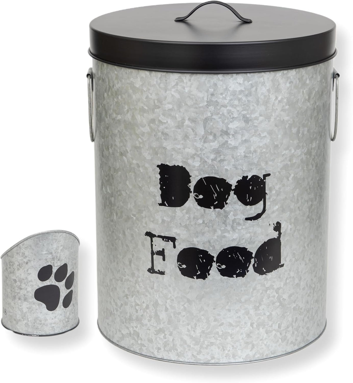 Medium Dog 40lb Pet Food Storage Canister with Scoop – Durable & Airtight for Freshnesss