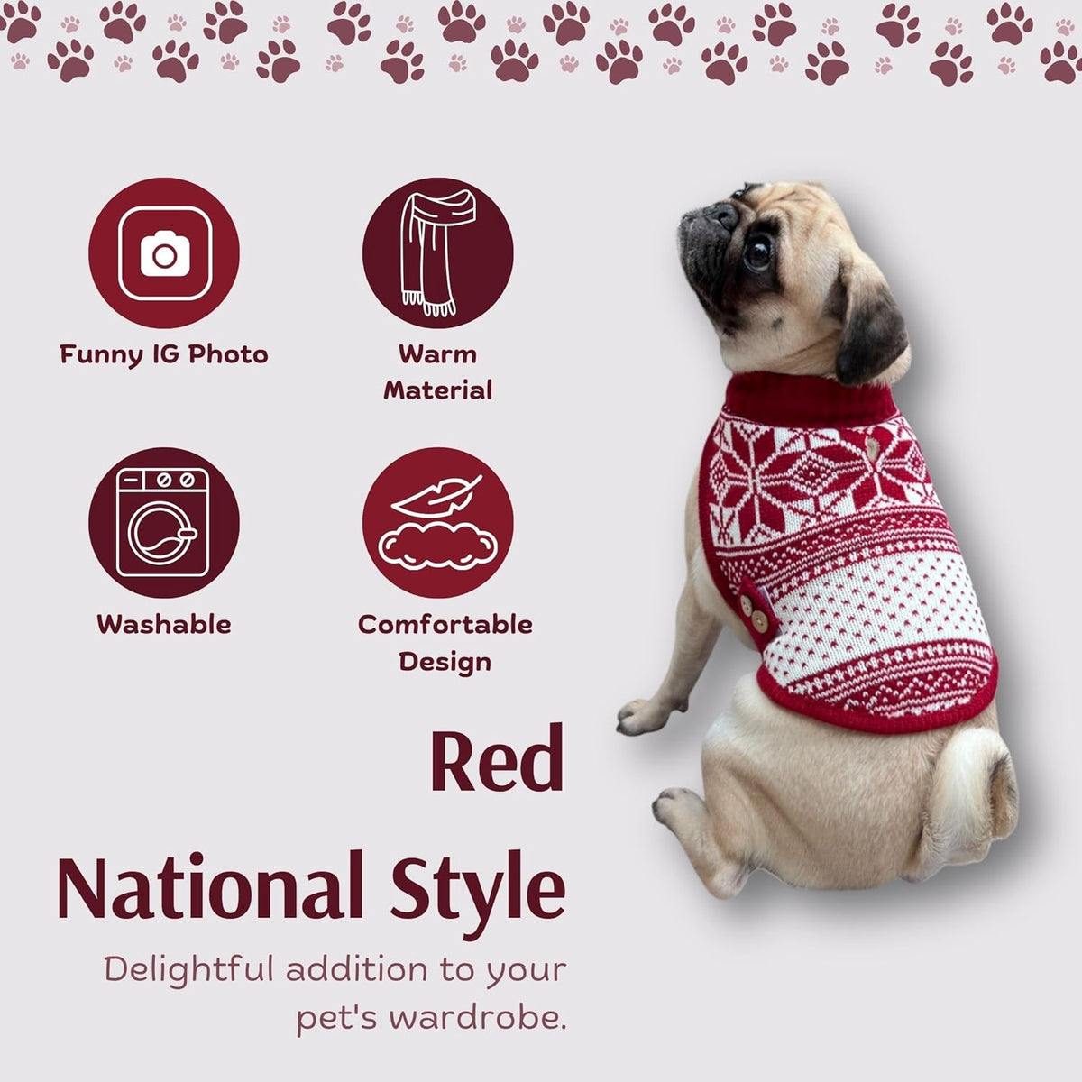 Cute Sweater for Dogs and Cats Soft Flannel Pet Outfit Warm and Cozy Animal Hoodie Small to Large