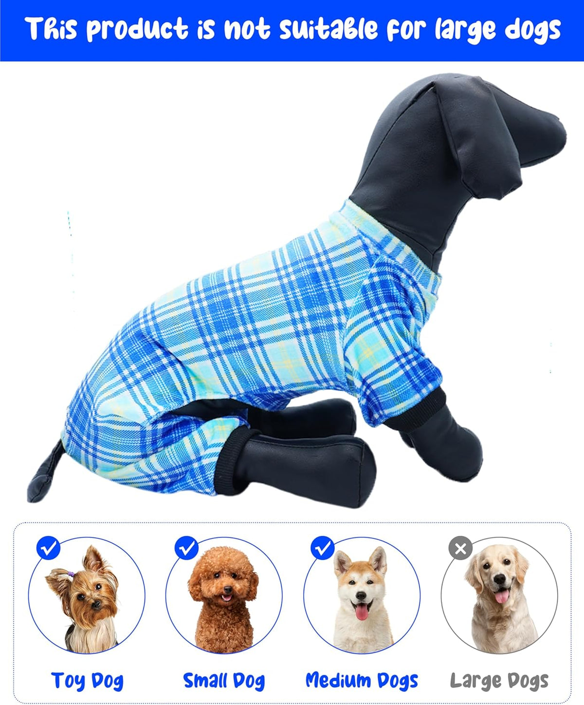 PET SHOW 4 Pack Small Dog Pajamas Cute Dinosaur Monster Clothes for Medium Dogs Soft Stretchy PJs