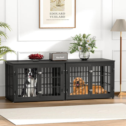 38 Inch Heavy Duty Dog Crate Furniture for Large and Medium Dogs, Decorative Pet House End Table