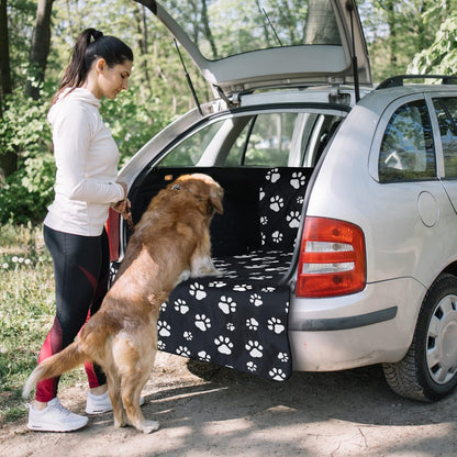 F-color SUV Cargo Liner for Dogs, Upgraded Extra Large Water Resistant Pet Cargo Cover Dog Seat
