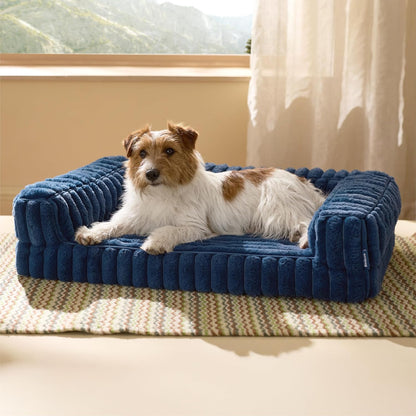 Bedsure Orthopedic Dog Bed for Medium Dogs, Waterproof Memory Foam Medium Pet Beds with Sides