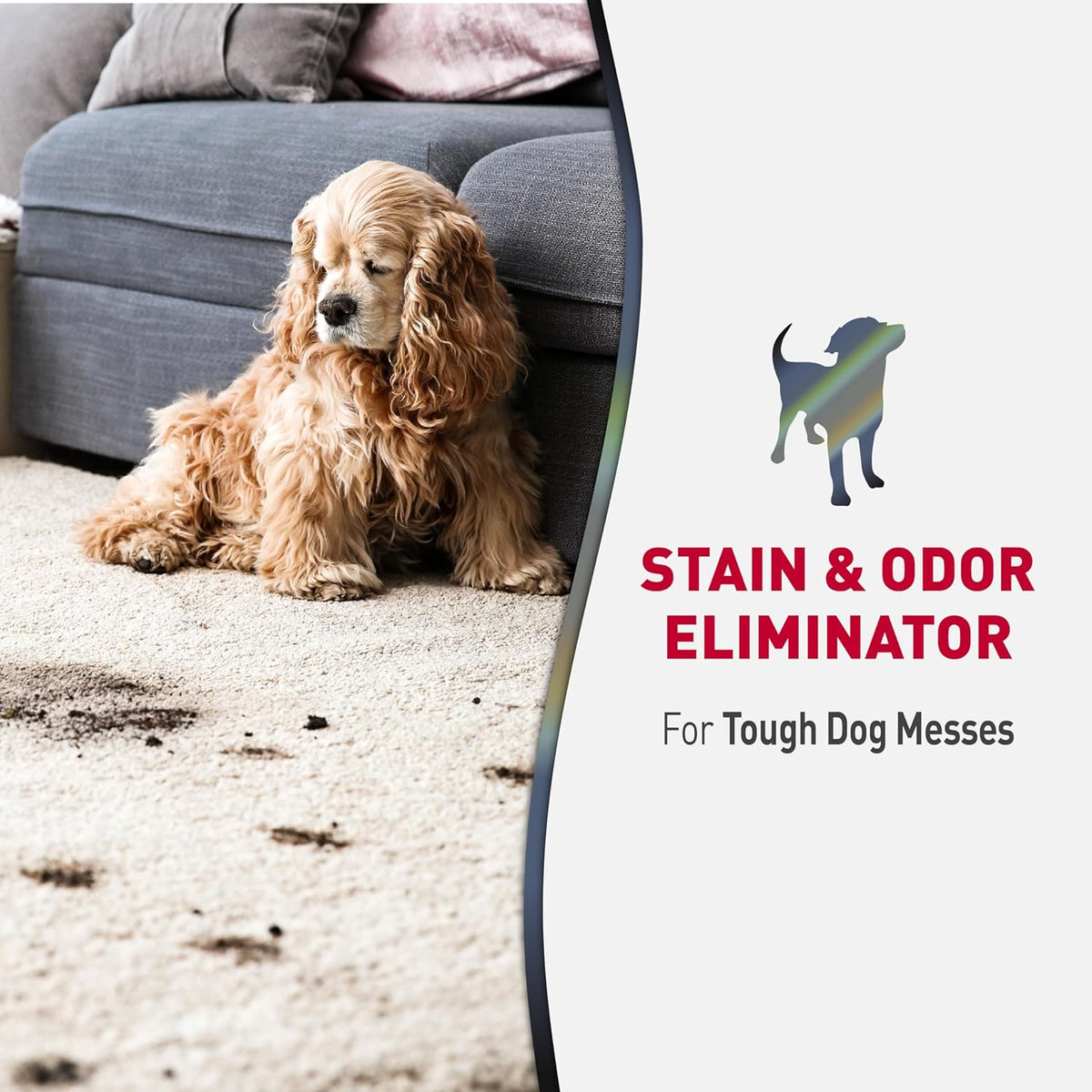 Nature’s Miracle Advanced Stain And Odor Eliminator for Dogs, Fresh Scent, Severe Mess Enzymatic