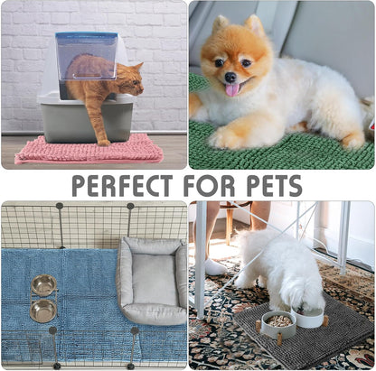 Amylove 4 Pcs Guinea Pig Cage Liner Guinea Pig Bedding Washable Fleece Pee Pads Reusable Small