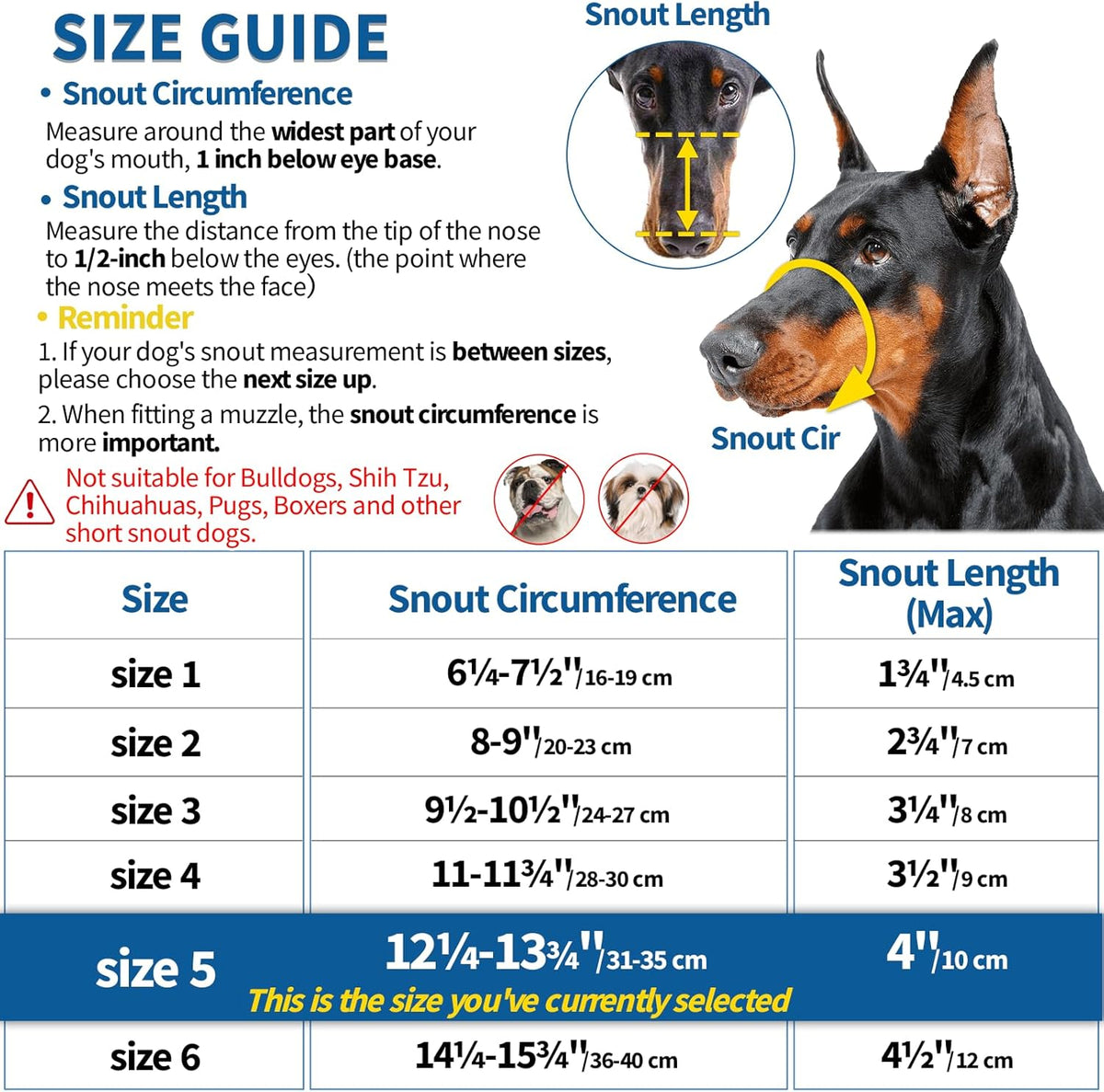 BARKLESS Dog Muzzle, Basket Muzzle Anti Biting Chewing, Sturdy Lightweight Cage Mouth Cover for