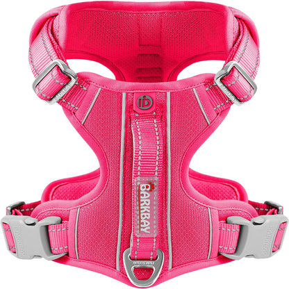 BARKBAY Dog Harness No Pull with ID Tag Pocket - Heavy Duty, Reflective, Easy Control for Large