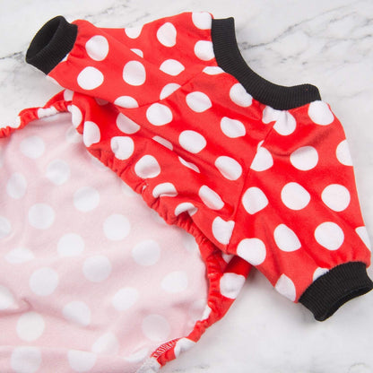 CuteBone Dog Halloween Pajamas Puppy Onesies Small Dogs Soft Pjs Coat Cat Apparel Comfy Pet