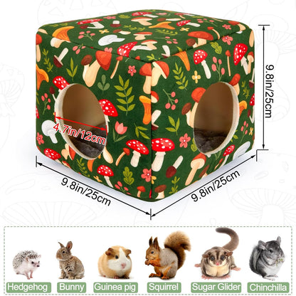 Bienbee Guinea Pig Hideout, Washable Guinea Pigs House Cozy Guinea Pigs Bed for Small Pet