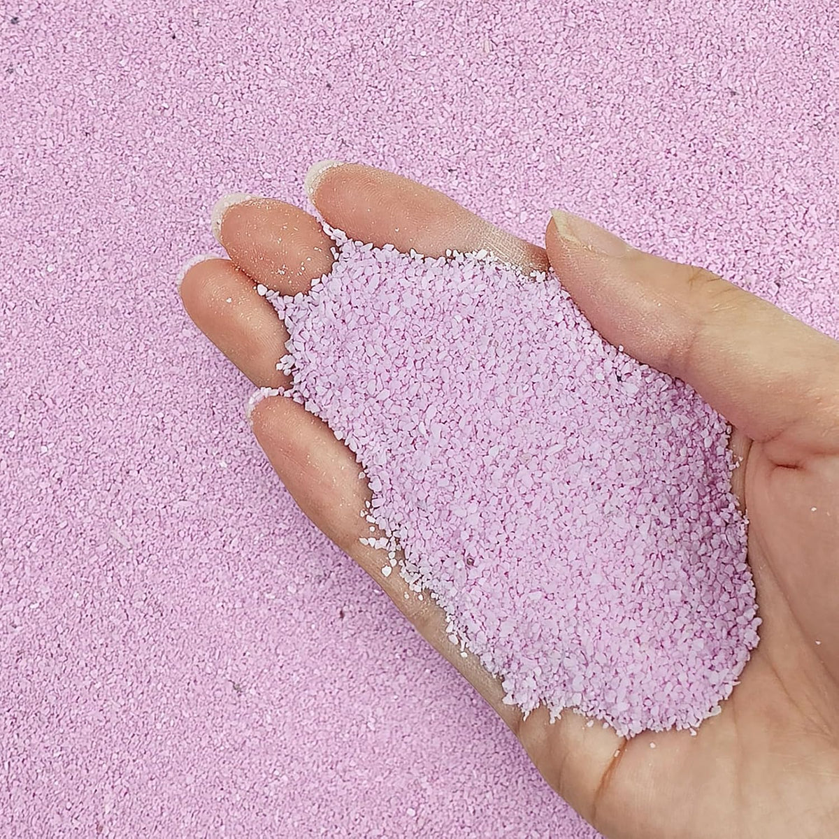 20 lbs Pink Sand, 0.4-0.8 mm Decorative Sand for Aquarium, Fish Tank, Candle, Vase Filler, Wedding