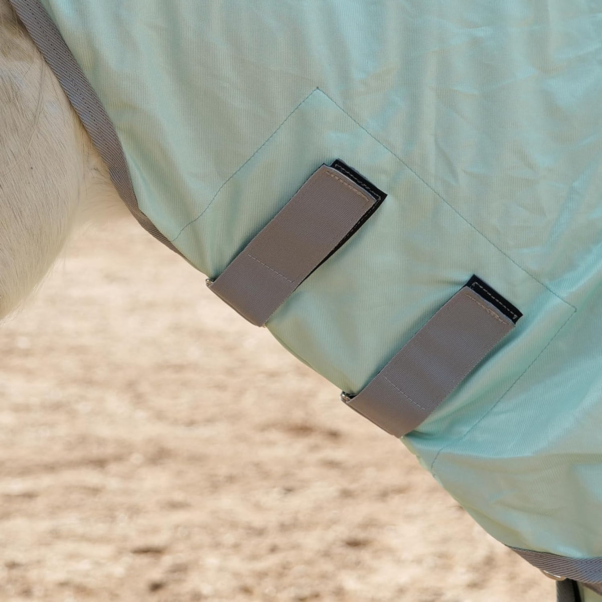 Horse Fly Sheet with Detachable Neck Cover & Belly Wrap, Adjustable Fly Sheet for Horses