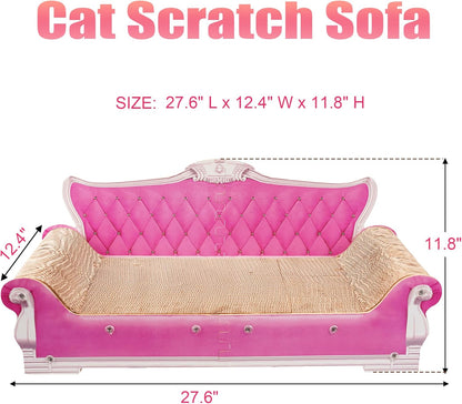 Scratching Sofa, Couch Shaped Thick Scratching Cardboard, Lounge Bed for Indoor Rest&Play, Sofa
