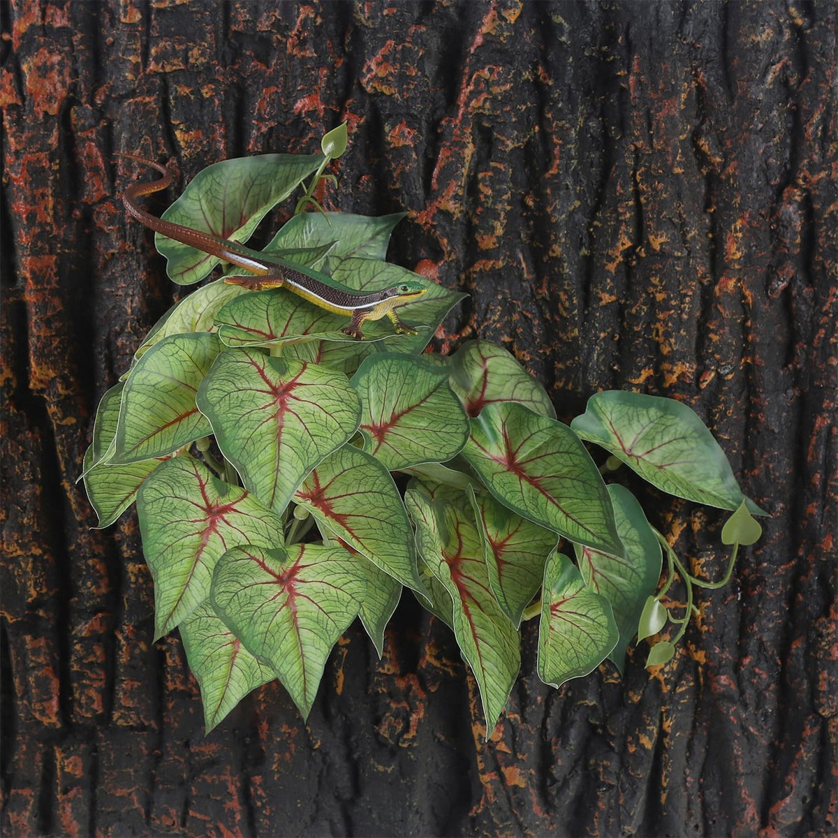 IBWell Fake Reptile Plants for Reptile Terrarium Plants, Reptile Plant Décor, Turtle Tank Plants