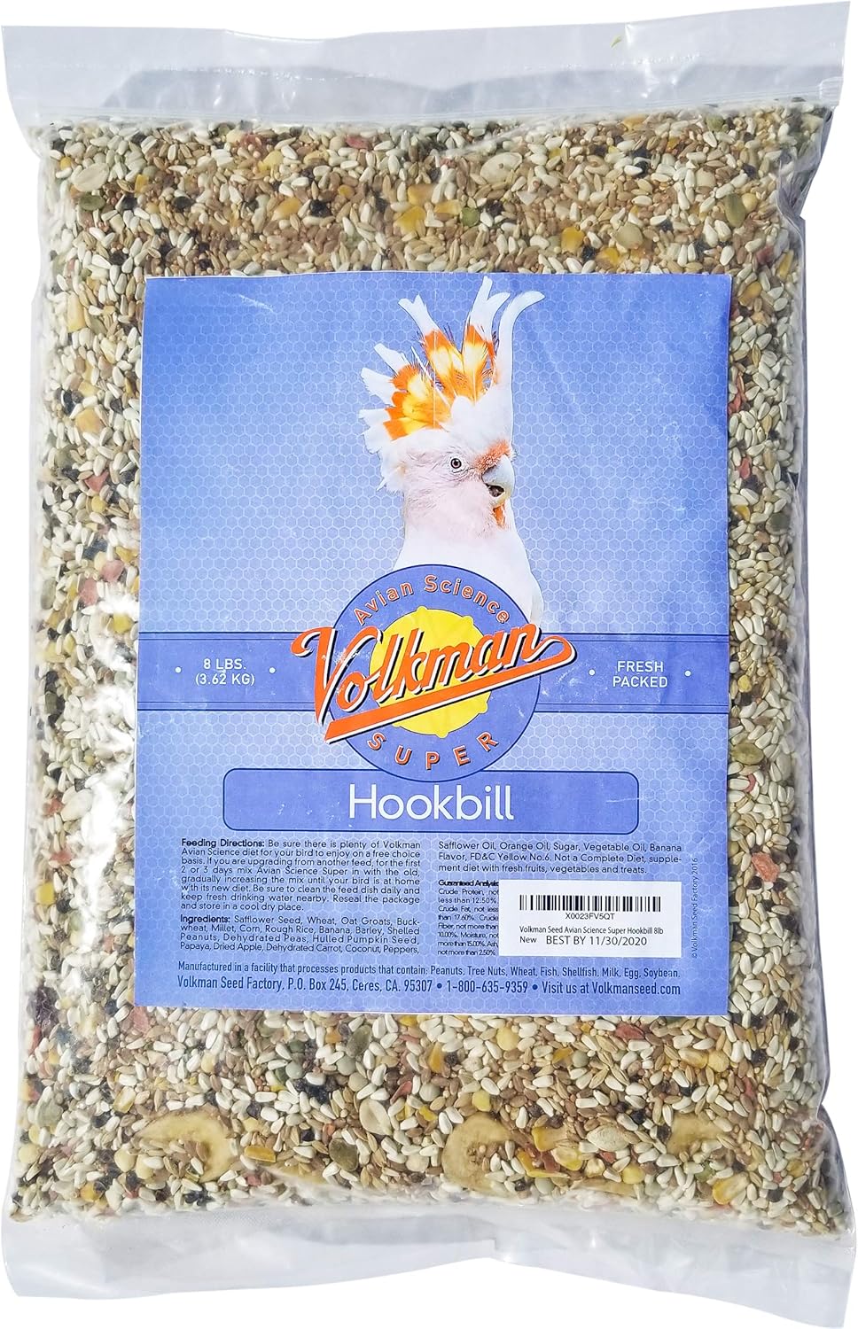 Volkman Seed Avian Science Super Hookbill (8 lb)