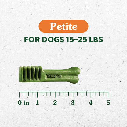 Greenies Weight Management Petite Dog Dental Chews Weight Control Dog Treats, 27 oz. Pack (45