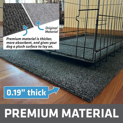 Drymate Premium Dog Crate Mat Liner, Absorbent, Waterproof, Non-Slip, Washable Puppy Pee Pad for