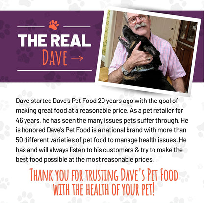 Dave's Pet Food Grain Free Wet Cat Food Pate (Chicken Formula), Made in USA Naturally Healthy