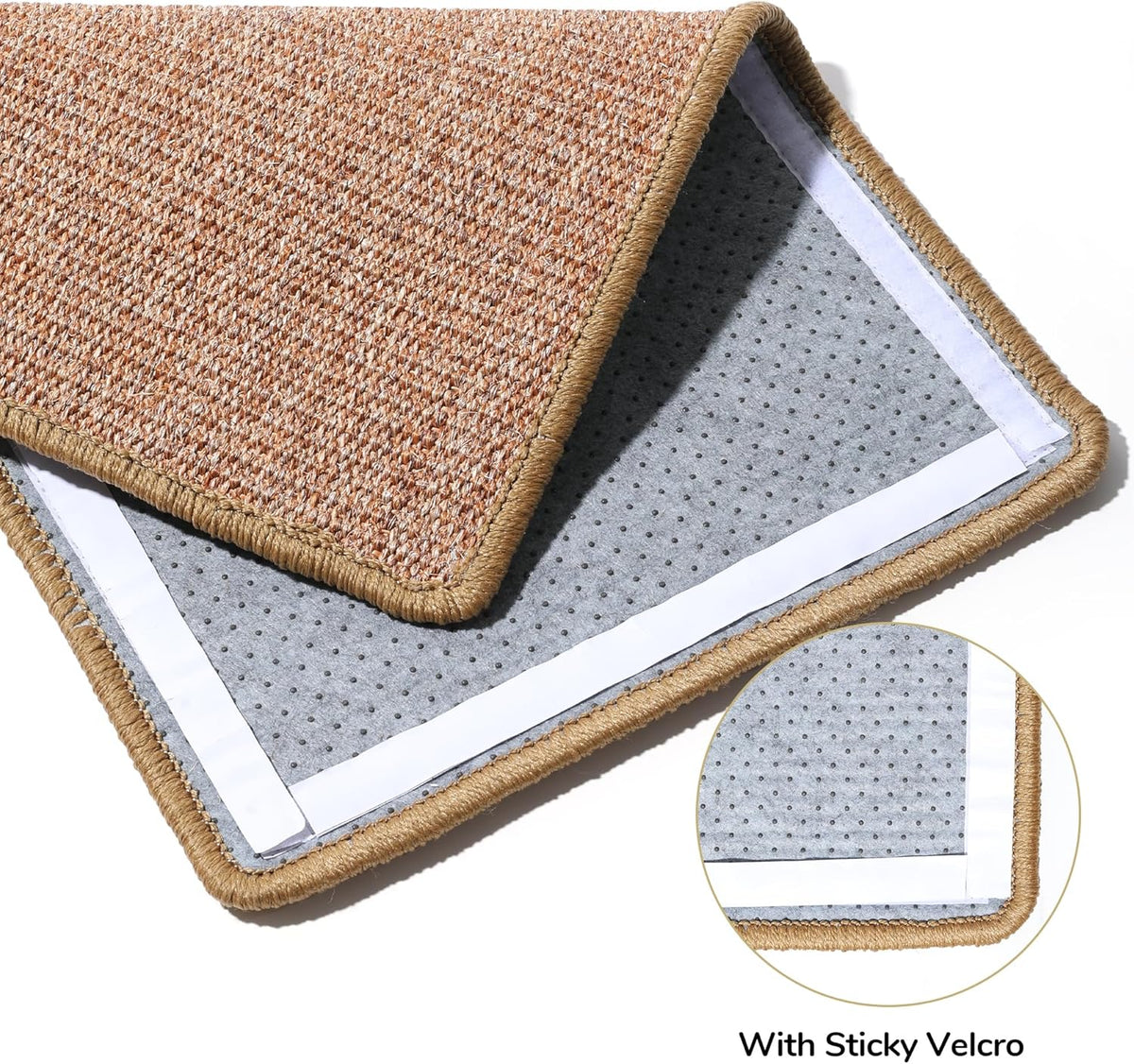 FUKUMARU Cat Scratcher Mat, 23.6 X 31.5 Inch Natural Sisal Cat Scratch Mats, Horizontal Cat Floor