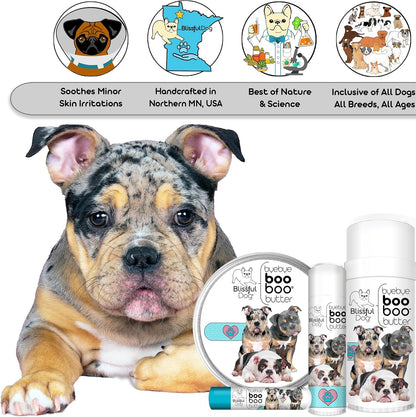 The Blissful Dog .50 oz Tube Olde ENGLISHE Bulldogge Booboo Butter