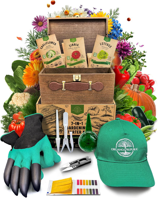 75 Herb & Vegetable Seeds Variety Pack, Garden Seed Starter Kit - Over 47,380 Non-GMO Heirloom